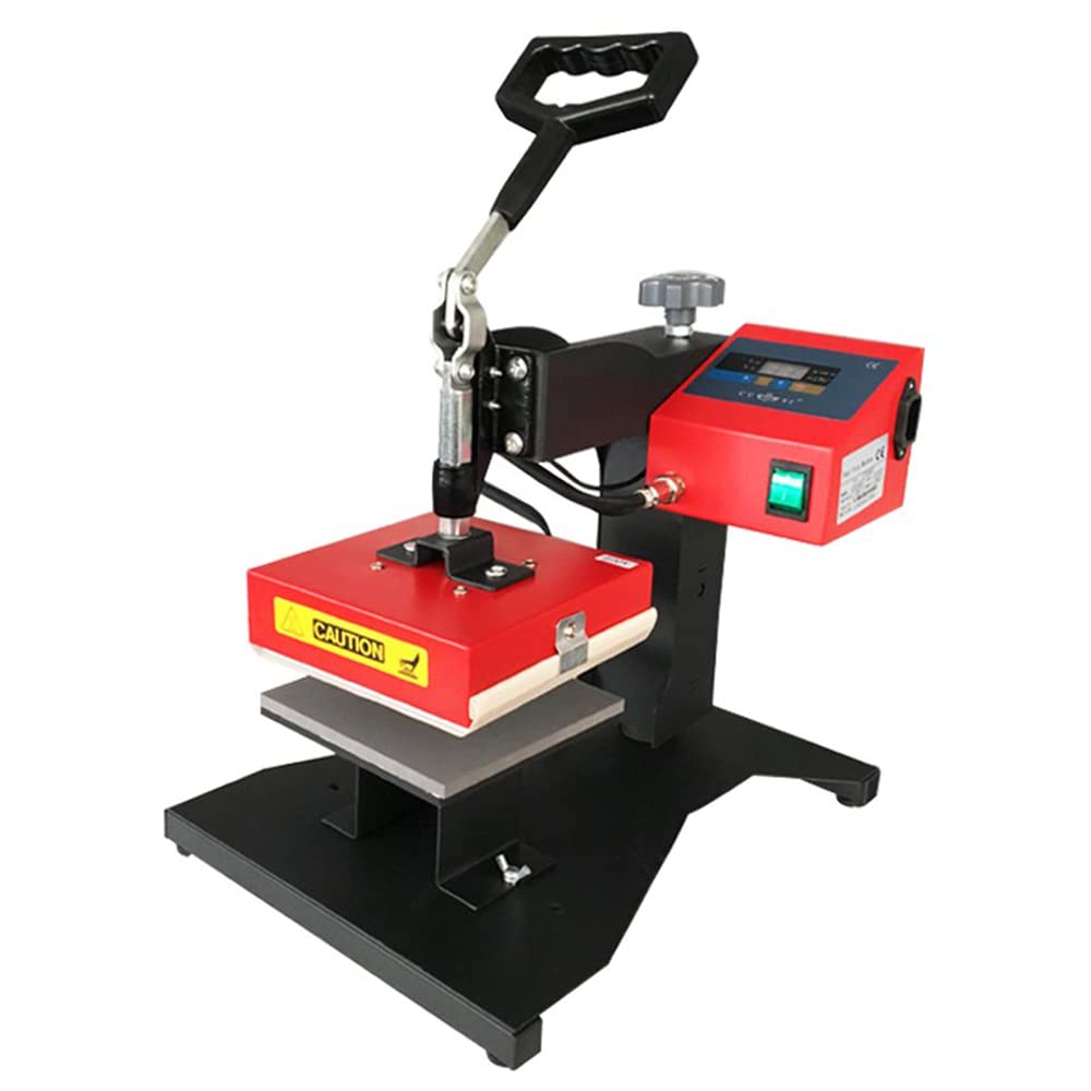 5.9x5.9" Digital Heat Press Machine, 15x15cm Clothe Logo Brand Printer Heat Pressing Machine Small Size Transfer DIY Press Single Heater T-Shirt Sublimation Heat Press Transfer Machine YIYIBYUS