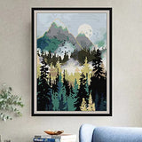 Svarog Stamped Cross Stitch Kits Beginners Full Range of Embroidery Patterns Starter Kits for Adult or Kids DIY Cross Stitches Needlepoint Kits 14CT-Sunrise Mountains 11.8x15.75 inch