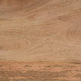 SIMPLIHOME Demy Industrial 18 Inch Wide Metal and Wood Accent Side Table in Natural, Black, Fully Assembled, For the Living Room and Bedroom SIMPLIHOME