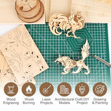 MITINU 50 Pack Basswood Sheets for Crafts,12"x12"x1/8" 3mm Thick Plywood Sheets with Smooth Surfaces-Unfinished Squares Wood Boards for Laser Cutting, Wood Burning, Architectural Models, Staining MITINU