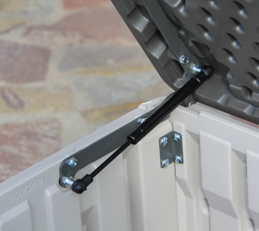 Lifetime 60012 Extra Large Deck Box, 130 Gallon, Desert Sand/Brown Lifetime