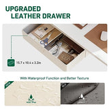 FEZIBO 40 x 24 Inches Standing Desk with Drawer, Adjustable Height Electric Stand up Desk with Storage, Sit Stand Home Office Desk, Ergonomic Computer Desk, White FEZIBO