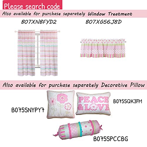 Cozy Line Home Fashions Pink Polka Dot Flower Girl 100% Cotton Reversible Quilt Bedding Set, Coverlet, Bedspread (Greta Pastel, Queen - 3 Piece: 1 Quilt + 2 Shams) Cozy Line Home Fashions
