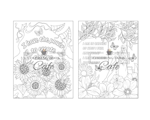 100 Inspirational Quotes Coloring Book for Adults: 100 Motivational Quotes, Positive Affirmations and Inspirational Phrases for Stress Relief and Relaxation WoodArtSupply