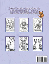 The Astrology Cats Coloring Book: Zodiac Cats Majosta