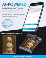 Laser Engraver, Carverall K15 Pro 5W Laser Engraving Machine for Beginners DIY High Accuracy 200x300mm (Near A4) Portable CNC Laser Cutter for Wood Coated Metal Acrylic Leather, 5000mW, Class 1 Carverall