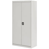 Sandusky Lee EA4R362472-05 Welded Steel Elite Storage Cabinet with Adjustable Shelves, 24" Length x 36" Width x 72" Height, Dove Gray Sandusky