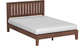 Vivek Deluxe Solid Wood Platform Bed Frame with Headboard in Antique Espresso Zinus
