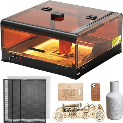 ATOMSTACK A12 Ultra Laser Engraver with B3 Enclosure, 12000mW Output Laser Engraving Machine for Bulk Engraving Cutting with Enclosure Camera Engraving Machine for Wood Acrylic Leather Stone  - WoodArtSupply