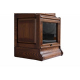 Crafters and Weavers Arts and Crafts Wood Barrister Bookcase in Solid Walnut Crafters and Weavers
