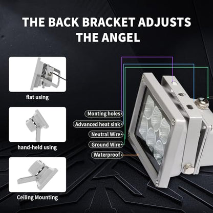Geeetech UV Light for Resin for SLA/DLP/LCD 3D Printing, 405nm UV lamp with 60w Output Affect, 10-15s Fast Curing Photosensitive Resin Miniatures - WoodArtSupply