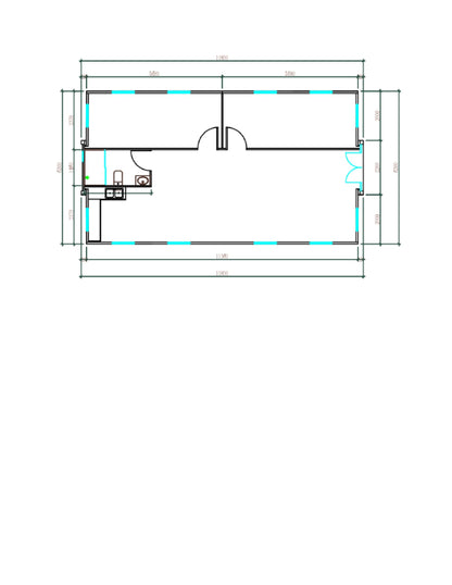 Portable Prefabricated Tiny Home, Foldable, Expandable Container with Bathroom,Bedroom,Living Room and Open Kitchen.Modern Design Small Villa,Mobile Expandable House. (White 20x40ft) - WoodArtSupply