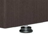 Bush Business Furniture Arrive 72W x 72D L Shaped Reception Desk with Shelf in Natural Elm, Modern Receptionist Station for Office Waiting Room Bush Furniture