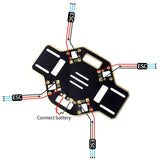 QWinOut DIY 2.4G 8CH KK V2.3 F450 Frame RC Quadcopter 4-Axle UFO Unassembly Kit RTF/ARF Drone (KK FC Version) QWinOut
