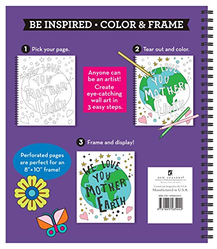 Color & Frame - Be Inspired: We Are All in This Together (Adult Coloring Book) New Seasons
