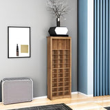 VASAGLE Shoe Storage Cabinet, 10 Tier Shoe Rack Organizer, Holds Up to 30 Pairs of Shoes, for Entryway Bedroom, 12.6 x 24.8 x 73.6 Inches, Rustic Walnut ULBS273T41 VASAGLE