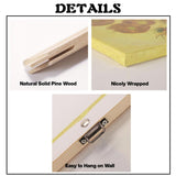 DIY Canvas Stretcher Bars Canvas Frame Sturdy Stretcher Frames Gallery Wrapped Canvas Wall Art Frame Kits Canvas Wood Stretcher Bars for Oil Paintings Prints Paint by Numbers Posters - 12x16 Inch Nustila