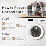 Comfort Spaces Cotton Flannel Sheets Twin Size, Ultra Soft Flannel Sheet Set with 12" Elastic Pocket , Plain Print Warm Flannel Bedding, Scottish Plaid Red 3 Piece Comfort Spaces