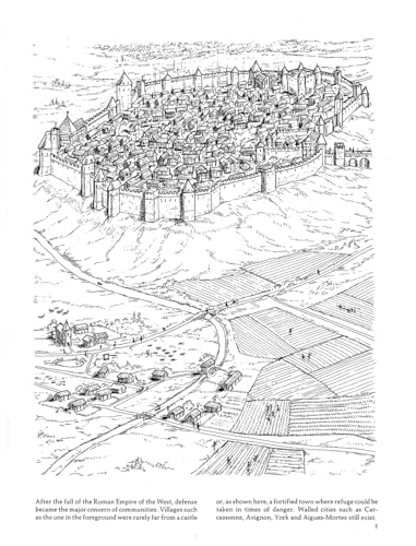 Life in a Medieval Castle and Village Coloring Book (Dover World History Coloring Books) Dover Publications