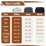 Cosybay Twin Size Feather Down Fiber Comforter - Ultra Soft 100% Cotton Duvet Insert, All Season Hotel Luxury Bedding with Corner Tabs, 68"x90" White Cosybay