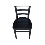 International Concepts Emily Chair Black IC International Concepts