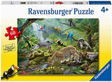 Ravensburger Rainforest Animals 60-Piece Jigsaw Puzzle | Engaging and Educational Fun | Perfectly Fitting Unique Pieces | Durable for Repeat Use | Ideal Gift for Kids Aged 4-8 Years Ravensburger