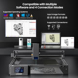 LONGER RAY5 Laser Engraver 20000mW Laser Cutter 130W CNC Laser Cutter with 3.5"Touch Screen Laser Engraving Machine DIY Engraver Tool for Metal Glass Wood Leather Laser Class ii Longer