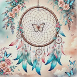 Dream Catcher Diamond Art Painting Kits for Adults, Full Drill Diamond Dots Paintings for Beginners, 5D Full Round Drill Paint with Diamonds Pictures Gem Art Painting Kits Home Decor 12x12 in WoodArtSupply