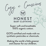 HonestBaby Unisex-Baby Classics Fitted Crib Sheets Set Standard Mattress, 100% Organic Cotton Baby Boys, Girls, Neutral, 1 Pack - Strawberry Cream, One Size HonestBaby