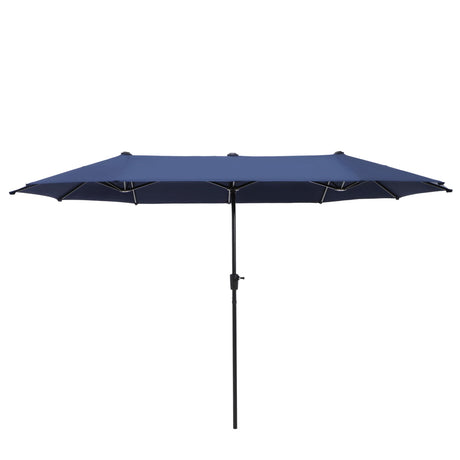 HERA'S PALACE 13 ft Rectangle Patio Umbrellas, Large Outdoor Umbrella with Crank, Powerful UV Protective, Table Umbrella Outdoor Patio for Backyard, Pool, Garden, Deck HERA'S PALACE