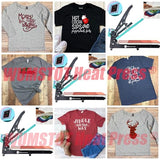 Heat Press Machine for T-Shirts: 2025 Upgraded 16x24 Auto Open Heat Press Slide-Out,Heated Surface with Teflon Non-Stick Coating,110V, 2000W, for DTF on Tshirts, Bags, Cushion(Not for Sublimation) WUMSTOT
