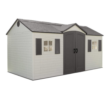 Lifetime 6446 Outdoor Storage Shed, 8 x 15 Foot, Desert Sand Lifetime