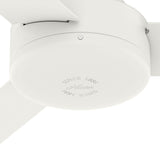 Hunter Fan Company 51848 Presto Ceiling Fan, Matte White, 10.09x44x44 Hunter
