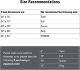 DMI Waterproof Mattress Protector and Mattress Cover, Encased Zippered Fit, Full, Packaging may vary DMI