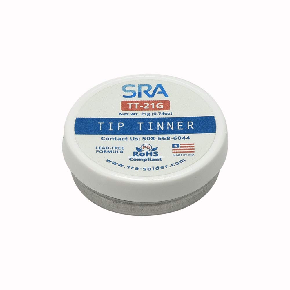 SRA Lead-Free Tip Tinner, 21g container SRA Soldering Products