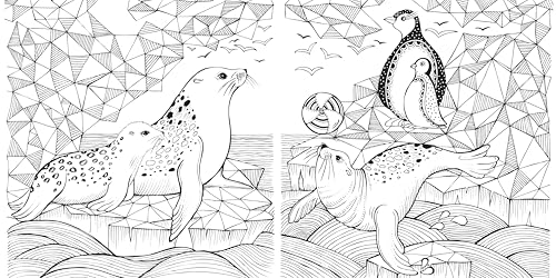 Hidden Oceans Coloring Book: Color and Breathe (A Rita Berman Hidden Wonders Book) WoodArtSupply