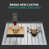 Puikos Honeycomb Laser Bed 400 x 400 mm Working Table for XTool D1 /D1 Pro and Most Engraver Cutting Machine,Engraver Machine Accessories Fast Heat and Smoke Dissipation(Working Area 400 ×400 mm) Puikos
