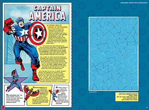 Marvel Sticker Art Puzzles WoodArtSupply