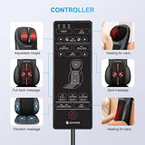 COMFIER Shiatsu Back Massager with Heat, Deep Kneading & Rolling Massage Chair Pad, Chair Massager for Office Home Use Mothers Day Gifts for Womem COMFIER