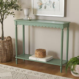 SAFAVIEH Home Collection Haven French Country Farmhouse Sage Console Table for Entryway, Living Room, Foyer SAFAVIEH