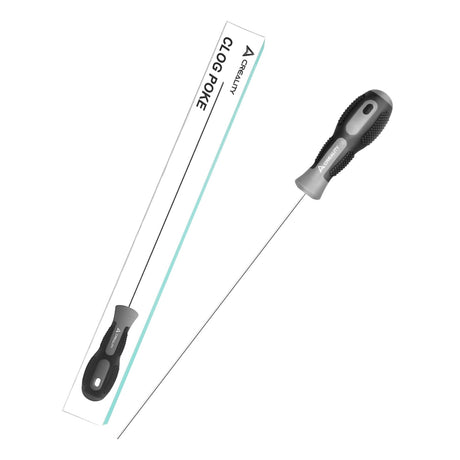 Creality Clog Poke,3D Printer Nozzle Cleaning Kit,Φ1.5mm L210mm Prolong Throat Piercing Needle 3D Printing Tool for 1.75mm Nozzles,Clean Hotend Without Disassembly Creality