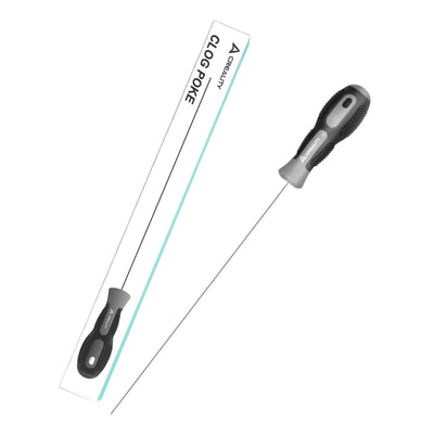 Creality Clog Poke,3D Printer Nozzle Cleaning Kit,Φ1.5mm L210mm Prolong Throat Piercing Needle 3D Printing Tool for 1.75mm Nozzles,Clean Hotend Without Disassembly