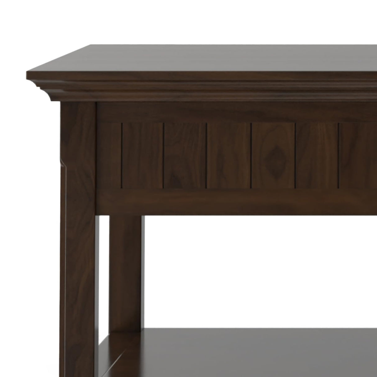 SIMPLIHOME Acadian Solid Wood 48 inch Wide Rectangle Transitional Lift Top Coffee Table in Brunette Brown for The Living Room and Family Room SIMPLIHOME