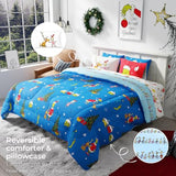 Grinch by Dr. Seuss Holiday & Christmas Bedding Super Soft Comforter and Sheet Set with Sham, 7 Piece King Size (Official Dr. Seuss Product) by Franco Franco