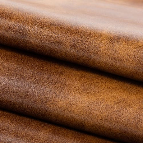 DUHOME Button-Tufted Ottoman Bench, Upholstered Bedroom Benches Leather Footrest Stool Accent Bench for Entryway Dining Room Living Room Bedroom End of Bed, Yellowish Brown DUHOME