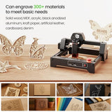LONGER RAY5 Laser Engraver 3500mW High Precision 0.04 * 0.04mm Mini Laser Cutter and Engraving Machine 130x140mm Working Area for Wood Metal Acrylic Glass Longer