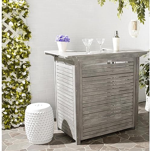 Safavieh Outdoor Collection Monterey Teak Bar Table - Teak Brown Safavieh