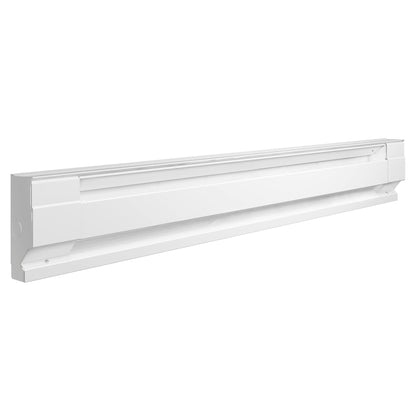 Cadet F Series 48" Electric Baseboard Heater (Model: 4F1000W, Part: 09954 ), 3415/2560 BTU, 240/208 Volt, 1000/750 Watt, White