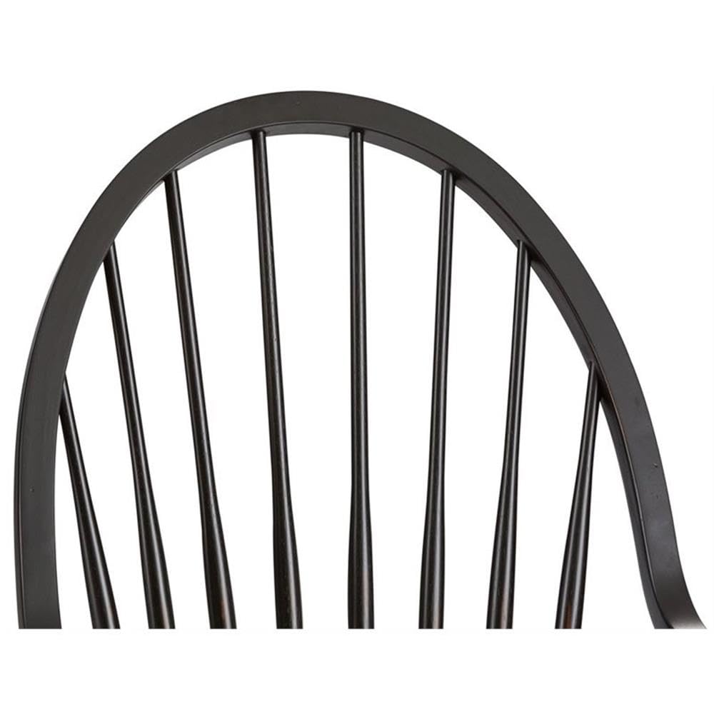 Liberty Furniture Industries Windsor Back Arm Chair, W25 x D25 x H41, Black Liberty