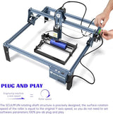 SCULPFUN Laser Engraver Rotary Roller - 360° Y-axis Module for Cylindrical Objects, Cans, Tumbler - Compatible With Most Engraving Machines SCULPFUN